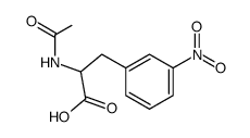 DL-N-acetyl-3-nitrophenylalanine结构式