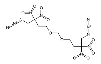 1-azido-4-[(4-azido-3,3-dinitrobutoxy)methoxy]-2,2-dinitrobutane Structure