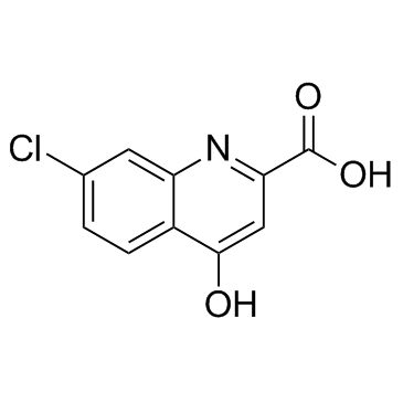7-Chloro-4-hydroxyquinoline-2-carboxylic acid Structure