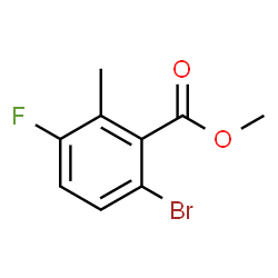 methyl 6-bromo-3-fluoro-2-methylbenzoate Structure