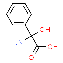 Benzeneacetic acid, alpha-amino-alpha-hydroxy- (9CI) Structure