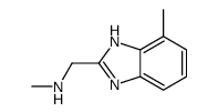 1H-Benzimidazole-2-methanamine,N,4-dimethyl-(9CI) structure