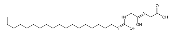 2-[[2-(octadecylcarbamoylamino)acetyl]amino]acetic acid结构式