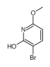 3-Bromo-6-methoxy-2-pyridinol结构式