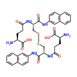 (H-Glu(Cys-βNA)-OH)2结构式