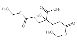 diethyl 4-acetyl-4-methyl-heptanedioate结构式