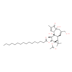 12-O-hexadecanoylphorbol-13-acetate Structure