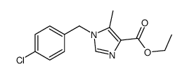 ETHYL 1-(4-CHLOROBENZYL)-5-METHYLIMIDAZOLE-4-CARBOXYLATE picture