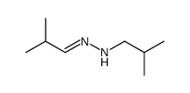 Isobutyraldehyde isobutylhydrazone Structure