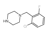 1-(2-氯-6-氟苯基)哌嗪结构式