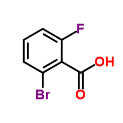 2-溴-6-氟苯甲酸结构式