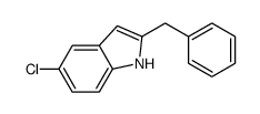 5-氯-2-(苯基甲基)-吲哚结构式
