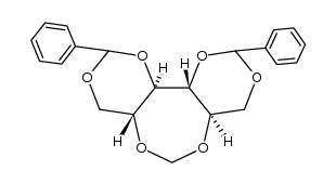 1,3:4,6-di-O-benzylidene-2,5-O-methylene-D-mannitol结构式