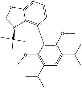 (R)-3-(tert-butyl)-4-(3,5-diisopropyl-2,6-dimethoxyphenyl)-2,3-dihydrobenzo[d][1,3]oxaphosphole Structure