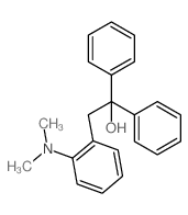Benzeneethanol,2-(dimethylamino)-a,a-diphenyl- Structure