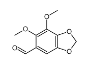 6,7-dimethoxy-1,3-benzodioxole-5-carbaldehyde Structure