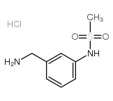 3-甲磺酰氨基苄胺盐酸盐结构式
