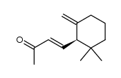 (E)-4-(2,2-Dimethyl-6-methylenecyclohexane-1α-yl)-3-butene-2-one结构式