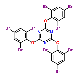 三(三溴苯氧基)三嗪结构式
