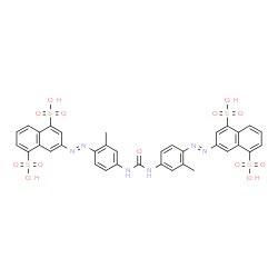 3,3'-[carbonylbis[imino(2-methyl-4,1-phenylene)azo]]bisnaphthalene-1,5-disulphonic acid Structure