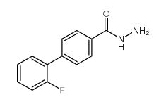 2-氟[1,1-联苯]-4-碳酰肼结构式