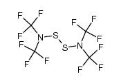 disulfur bis{bis(trifluoromethyl)amide}结构式