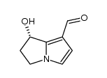 7α-Hydroxy-6,7-dihydro-pyrrolizin-1-carbaldehyd结构式