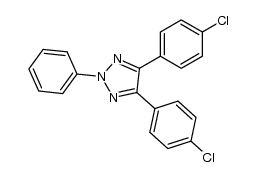 4,5-bis(4-chlorophenyl)-2-phenyl-2H-1,2,3-triazole Structure