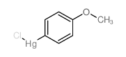 chloro-(4-methoxyphenyl)mercury结构式