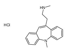 N-methyl-2-(11-methylbenzo[b][1]benzazepin-5-yl)ethanamine,hydrochloride Structure