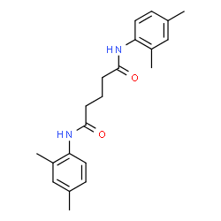 N,N'-Bis(2,4-dimethylphenyl)pentanediamide结构式