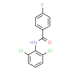 N-(2,6-Dichlorophenyl)-4-fluorobenzamide结构式