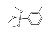 trimethoxy-m-tolyl-silane结构式