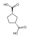 1,3-Cyclopentanedicarboxylic acid, (1R-trans)- (9CI) Structure