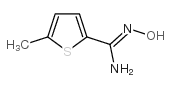N-HYDROXY-5-METHYLTHIOPHENE-2-CARBOXAMIDINE Structure
