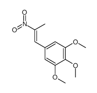 1,2,3-Trimethoxy-5-[(1E)-2-nitro-1-propen-1-yl]benzene结构式