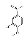 2-chloro-1-methoxy-4-methylsulfinylbenzene Structure