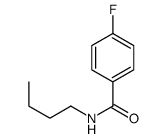 N-n-Butyl-4-fluorobenzamide结构式