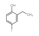 2-乙基-4-氟苯酚结构式