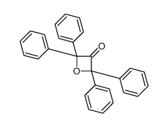 2,2,4,4-tetraphenyloxetan-3-one Structure