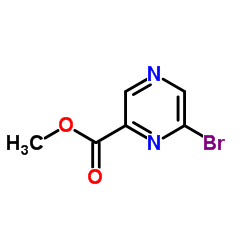 Methyl 6-bromopyrazine-2-carboxylate structure
