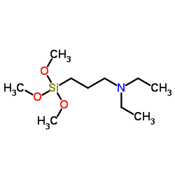 N,N-二乙基-3-氨丙基三甲氧基硅烷结构式