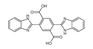 2,5-bis(1H-benzimidazol-2-yl)terephthalic acid Structure