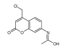 N-[4-(chloromethyl)-2-oxochromen-7-yl]acetamide Structure