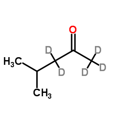 4-甲基-2-戊酮-1,1,1,3,3-d5结构式