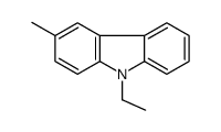 9-ethyl-3-methylcarbazole结构式