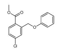 methyl 4-chloro-2-(phenoxymethyl)benzoate结构式