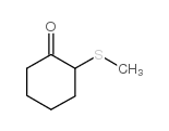 2-(methylthio)cyclohexanone Structure
