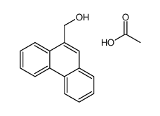 acetic acid,phenanthren-9-ylmethanol Structure