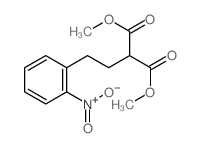 dimethyl 2-[2-(2-nitrophenyl)ethyl]propanedioate结构式